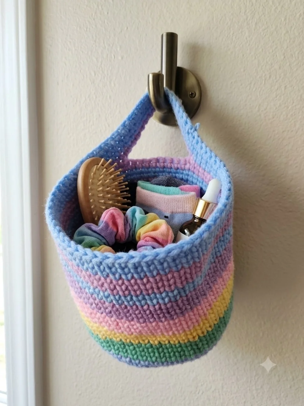 *CHOOSE ONE* Handmade Hanging Crochet Storage Basket